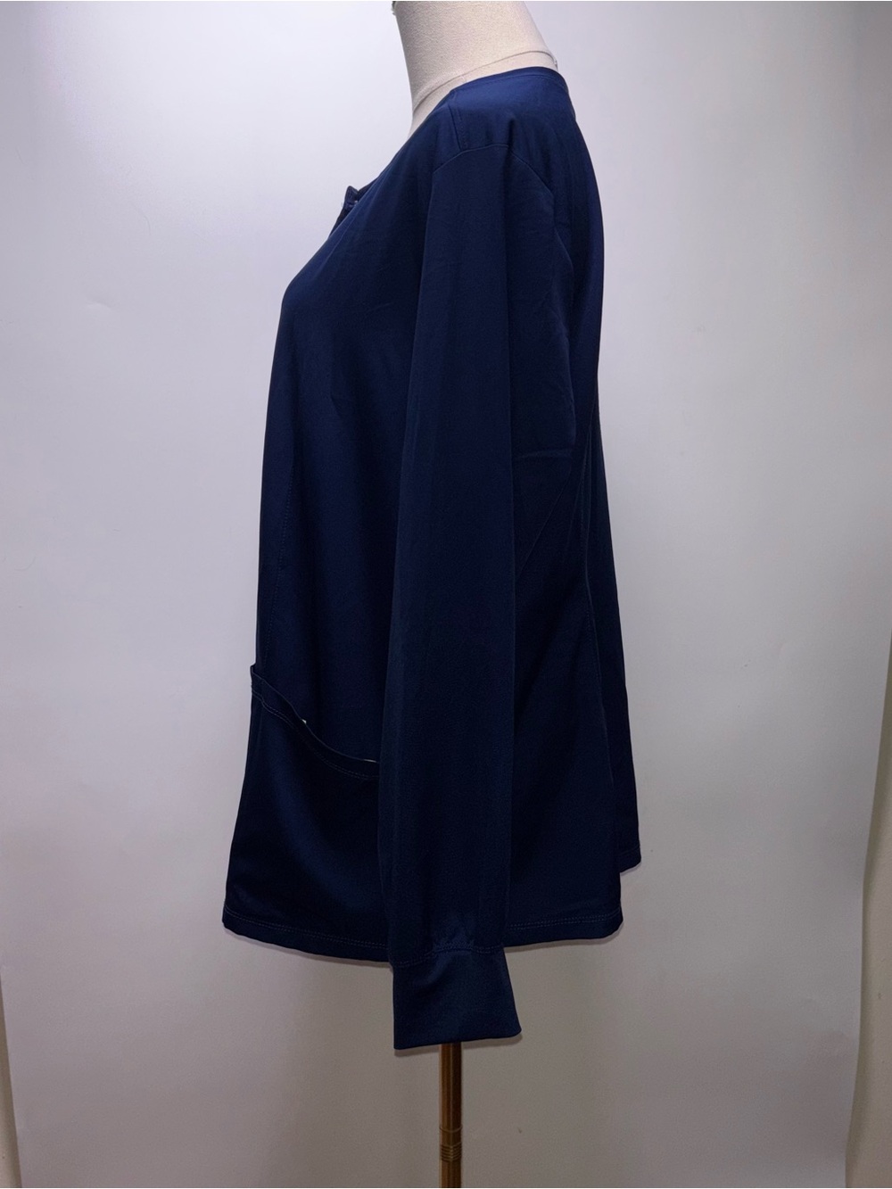 HH Works by Healing Hands Snap Front Scrub Jacket Size L - Picture 3 of 8